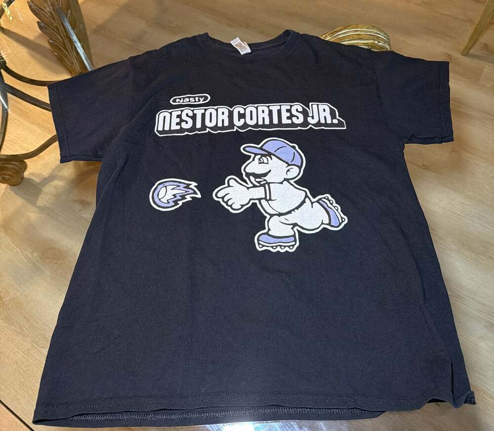 Nasty Nestor Cortes Jr. Mario Graphic T-Shirt